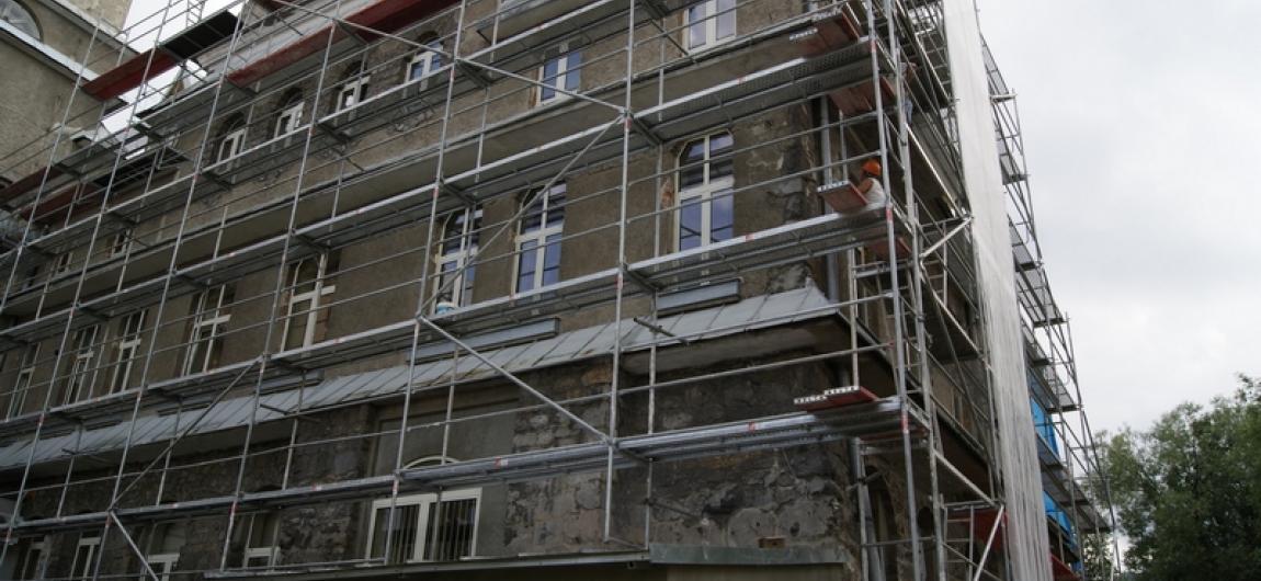 Modernization of the façade of Orthopedics and Rehabilitation Clinic