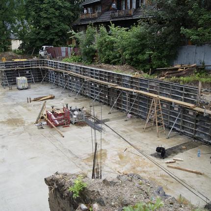 Construction of a single-family building - Nowotarska
