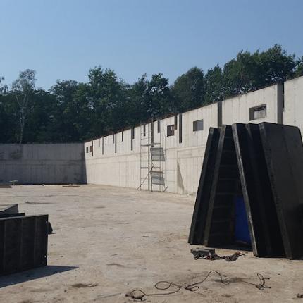 Construction of a shooting range