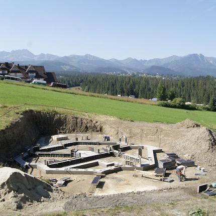 Construction of a guest house in Murzasichle