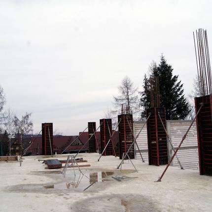 Construction of a sports arena in Olcza