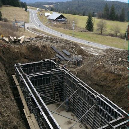 Construction of a drinking water reservoir