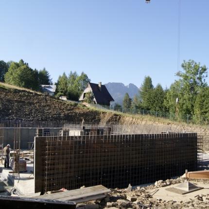 Construction of apartments in Zakopane