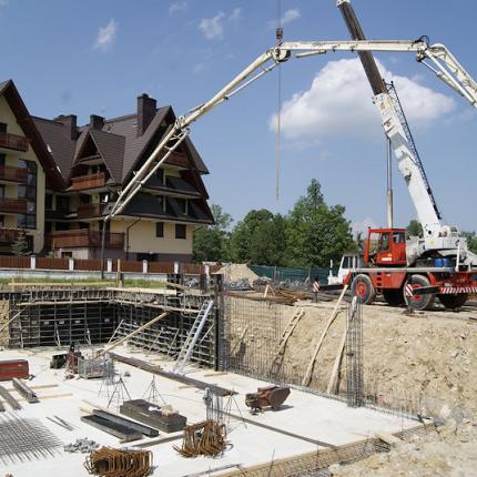 Construction of a multi-family house
