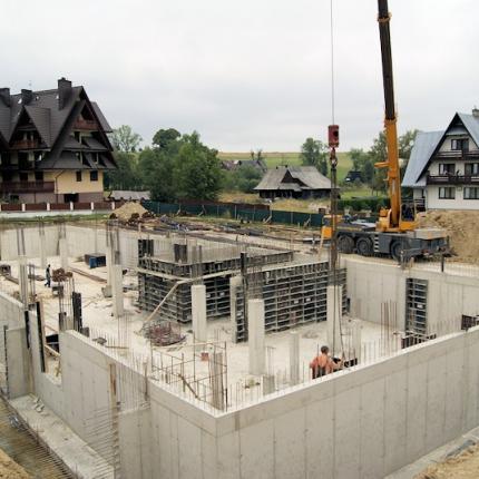 Construction of a multi-family house