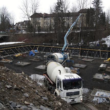 Budowa garażu podziemnego przy ul. Orkana w Zakopanem 